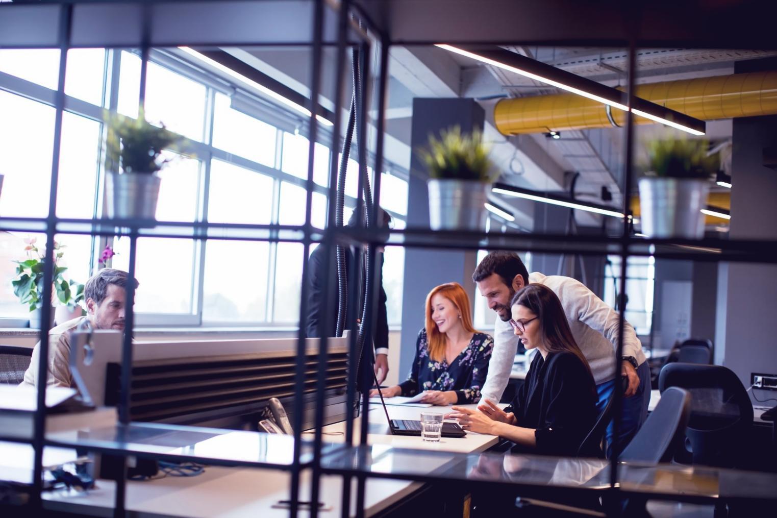 Small group discussion during previous investment workshop